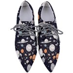 Space Galaxy Universe Stars Sky Pointed Oxford Shoes