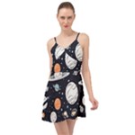 Space Galaxy Universe Stars Sky Summer Time Chiffon Dress