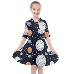 Kids  All Frills Chiffon Dress 