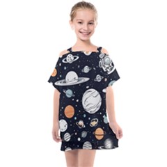 Kids  One Piece Chiffon Dress 