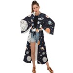 Space Galaxy Universe Stars Sky Maxi Kimono