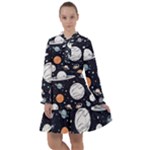 Space Galaxy Universe Stars Sky All Frills Dress