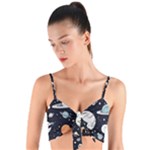 Space Galaxy Universe Stars Sky Woven Tie Front Bralet