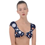 Space Galaxy Universe Stars Sky Cap Sleeve Ring Bikini Top