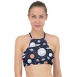 Space Galaxy Universe Stars Sky Halter Bikini Top