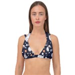 Space Galaxy Universe Stars Sky Double Strap Halter Bikini Top