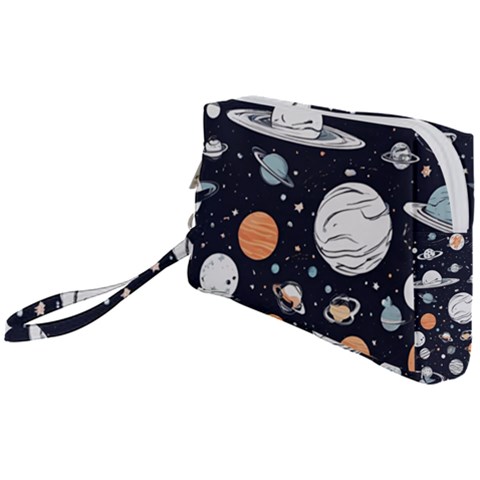 Space Galaxy Universe Stars Sky Wristlet Pouch Bag (Small) from ArtsNow.com