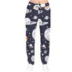 Space Galaxy Universe Stars Sky Women Velvet Drawstring Pants