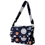 Space Galaxy Universe Stars Sky Full Print Messenger Bag (L)