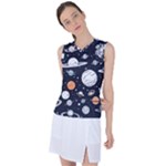 Space Galaxy Universe Stars Sky Women s Sleeveless Sports Top