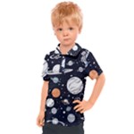 Space Galaxy Universe Stars Sky Kids  Polo T-Shirt