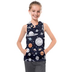 Kids  Sleeveless Hoodie 