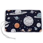 Space Galaxy Universe Stars Sky Pen Storage Case (M)