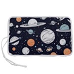 Space Galaxy Universe Stars Sky Pen Storage Case (L)