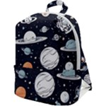 Space Galaxy Universe Stars Sky Zip Up Backpack