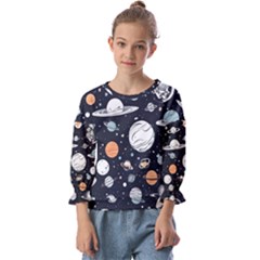 Kids  Cuff Sleeve Top 