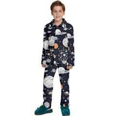 Kids  Long Sleeve Velvet Pajamas Set 