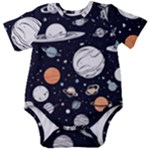 Space Galaxy Universe Stars Sky Baby Short Sleeve Bodysuit