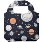 Space Galaxy Universe Stars Sky Foldable Grocery Recycle Bag