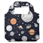 Space Galaxy Universe Stars Sky Premium Foldable Grocery Recycle Bag