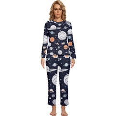 Womens  Long Sleeve Lightweight Pajamas Set 