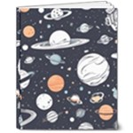 Space Galaxy Universe Stars Sky 8  x 10  Hardcover Notebook