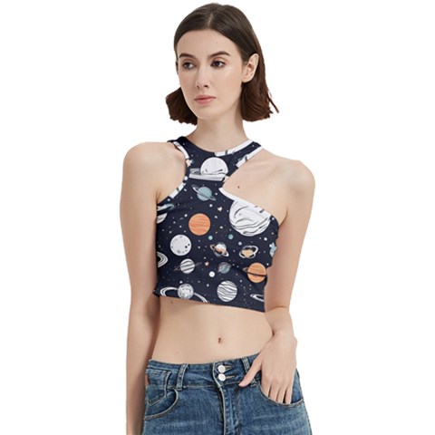 Space Galaxy Universe Stars Sky Cut Out Top from ArtsNow.com