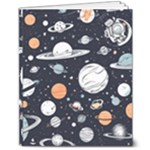 Space Galaxy Universe Stars Sky 8  x 10  Softcover Notebook