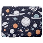 Space Galaxy Universe Stars Sky 17  Vertical Laptop Sleeve Case With Pocket