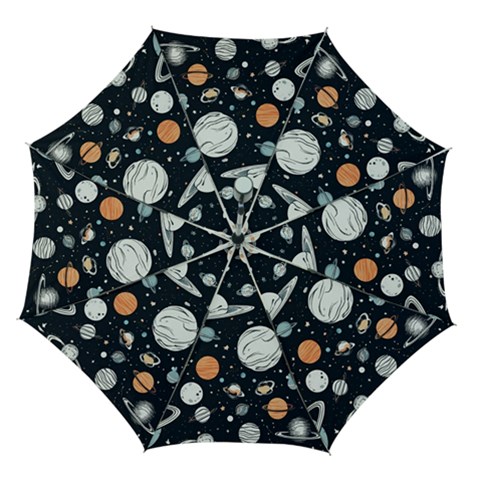 Space Galaxy Universe Stars Sky Automatic Folding Umbrella with Case (Medium) from ArtsNow.com