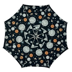 Space Galaxy Universe Stars Sky Automatic Folding Umbrella with Case (Medium) from ArtsNow.com