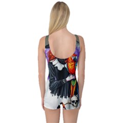 One Piece Boyleg Swimsuit 