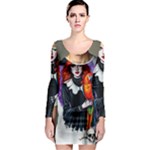 Halloween T-shirts design  Long Sleeve Bodycon Dress