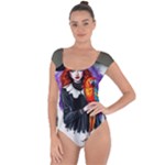 Halloween T-shirts design  Short Sleeve Leotard 