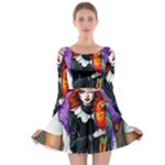 Halloween T-shirts design  Long Sleeve Skater Dress