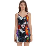 Halloween T-shirts design  Body Wrap Sleeveless V-Neck Mini Dress