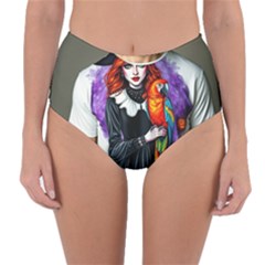 Reversible High-Waist Bikini Bottoms 