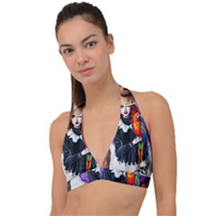 Halter Plunge Bikini Top 