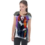 Halloween T-shirts design  Cap Sleeve High Low Top