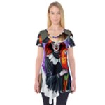 Halloween T-shirts design  Short Sleeve Tunic 