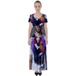 Halloween T-shirts design  High Waist Short Sleeve Maxi Dress