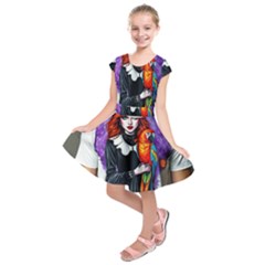 Kids  Short Sleeve Dress 