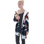 Halloween T-shirts design  Longline Hooded Cardigan