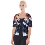 Halloween T-shirts design  Cropped Button Cardigan