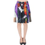 Halloween T-shirts design  Velvet High Waist Skirt