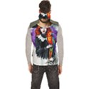 Men s High Neck Button Up Puffer Vest 