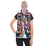 Halloween T-shirts design  Women s Button Up Vest