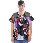 Halloween T-shirts design  Men s V-Neck Scrub Top