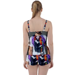 Tie Front Two Piece Tankini 