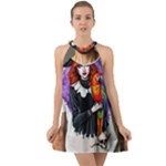 Halloween T-shirts design  Halter Tie Back Chiffon Dress